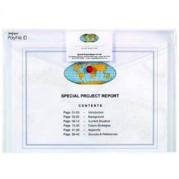 Snopake Polyfile ID Ref 12560 - Carpeta portadocumentos