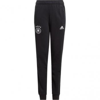 Adidas Germany Unisex Pantalones de Chándal - Negro - Talla: 159 - 164 CM - Tejido Jersey de algodón
