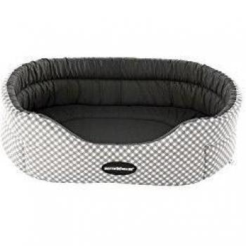 Cama clásica Vichy para perro y gato Martin Sellier 65 cm