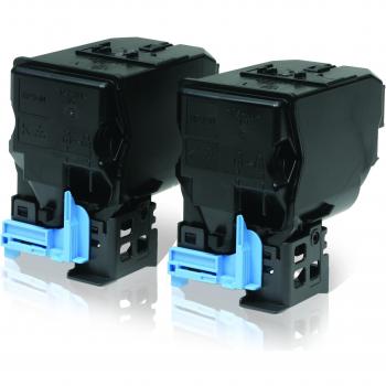 Epson S050594 Double Pack Black Toner Cartridge, 6000 Pages Each