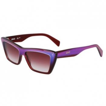 Liu Jo LJ802S 435 Women's Sunglasses Blue/Burgundy Glitter Size 54
