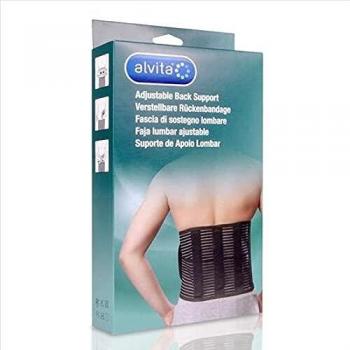Alvita Fascia Di Sostegno Lombare Colore Nero Taglia 1