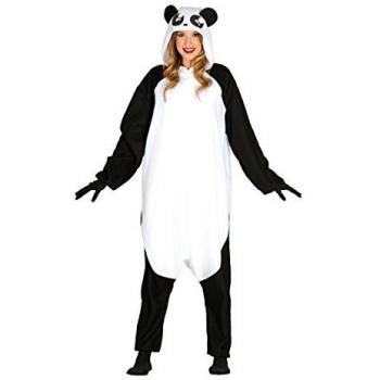 Guirca- Disfraz adulta pijama oso panda, Talla 42-44