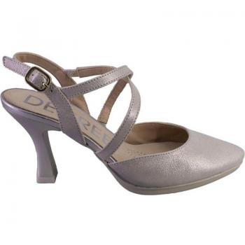 DESIREE SAMI5 Zapatos de Mujer Piel Plata 524