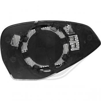 Cristal de espejo retrovisor exterior DIEDERICHS 1046227