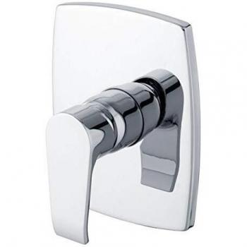 Clever 98417 Grifo de Ducha Monomando para Empotrar 1, Paula, Cromado