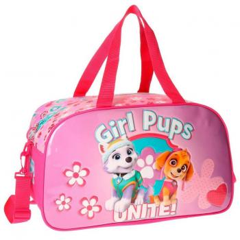 Paw Patrol Girls Pups Bolsa de Viaje, 44 cm, 24.2 Litros, Rosa