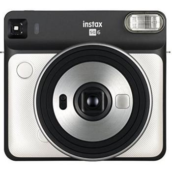 Fujifilm instax SQ6 - Cámara analógica instantánea Formato Cuadrado, Color Blanco