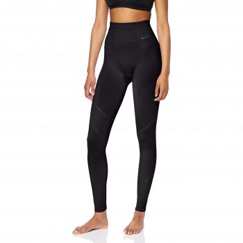 Nike W Nk PWR Studio Smlss Vnr Mallas, Mujer, Black/Thunder Grey, 2XL