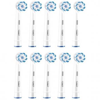 Cabezal de Cepillo Dental Pro Sensitive Clean, Recambio Oral-B Pack de 10 Unidades