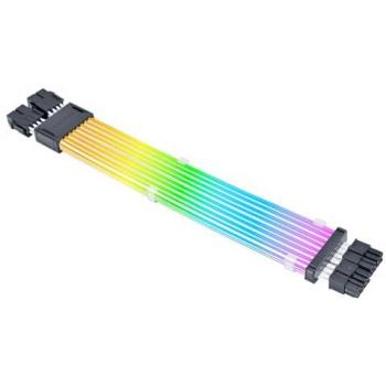Cable de Extensión Lian Li Strimer Wireless 2x 8-Pin ARGB 260mm Macho/Femenino