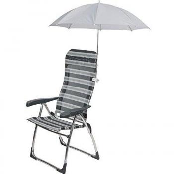 Sombrilla Universal para Silla de Camping 106 cm Gris
