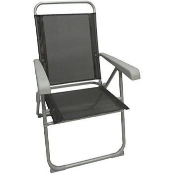 Sillon Bajo 6P. Alum/Text Negr 58X58X96C