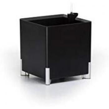 Jardinera Autorriego Modular Mondum Mediterráneo 40x40x44 cm Cuadrada Negra
