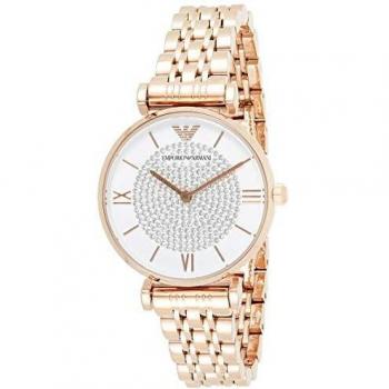 Emporio Armani Women's Analogue Quartz Watch with Stainless Steel Strap AR11244