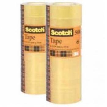 Scotch 508 Cinta Adhesiva Transparente 19mm x 33m Pack de 8 Rollos