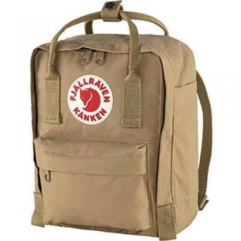 Mochila Fjällräven Kanken Mini 7L color arcilla, dimensiones 21x29x10 cm, peso 260g