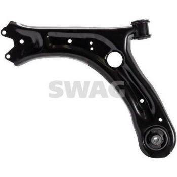 SWAG Control Arm 33 10 2400 - Barra oscilante de suspensión de ruedas, fabricada en acero, diseñada para vehículos específicos, incluye bujes y pernos, garantizando durabilidad y rendimiento óptimo en la suspensión