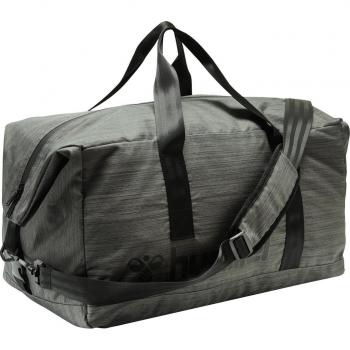 Hummel Urban Duffle Bag 52L - Bolsa de viaje, color negro melange, capacidad de 52 litros, diseño urbano y funcional