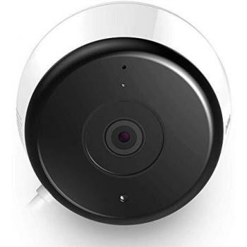 D-Link DCS-8600LH - Cámara WiFi Exterior Full HD 1080p, Visión 135, Micrófono y Altavoz Integrado, Detección Movimiento/Sonido, Alertas al Móvil, Graba en Nube/MicroSD, Compatible Alexa, Google Home