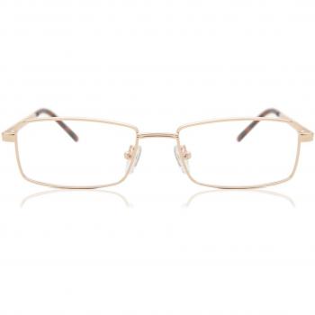 Rectangle Montuta completa Metálico Rose-Dorados Armazones para Hombre - Gafas Recetadas Anti-Azules - SmartBuy Collection
