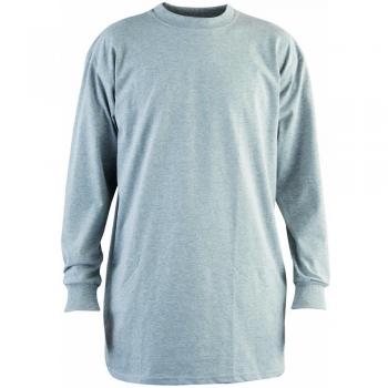 Urban Classics Men's Tall Long Sleeve T-Shirt in Gray, Size 6XL