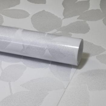 Fablon Leaf Static Window Film White 59 in. x 26.57 in