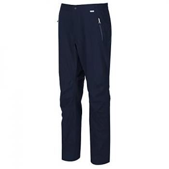 Regatta Men's Highton Stretch Waterproof Overtrousers - Navy, Size M Long