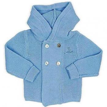 BebeDeParis | Regalos Originales para Bebés Recién Nacidos | Chaqueta de Punto Clásica | 3-6 Meses