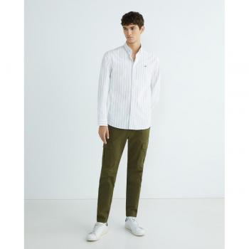 Tommy Jeans Slim Fit Cargo Pants for Men - Austin Style, Green, Size W36 L32