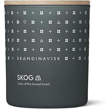 Vela Perfumada Mini Skog de Skandinavisk 65 g - Notas: Agujas de Pino, Conos de Abeto, Savia de Abedul y Lirio del Valle