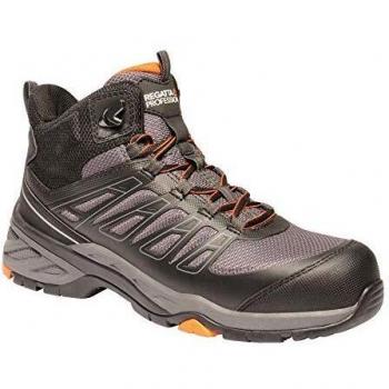 Regatta TRK126 800F41 Professional Kata S1P Metal Free Toe Cap Safety Hiker Boot, Black, UK7