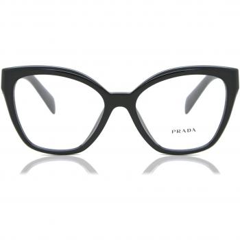 Prada PR 20ZV 16K1O1 Women’s Eyeglasses Black Size 54 (Frame Only) - Blue Light Block Available
