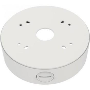 Caja de Conexión Hanwha SBF-100B1 para Cámaras Fisheye y Flateye (Montaje, Color Marfil)