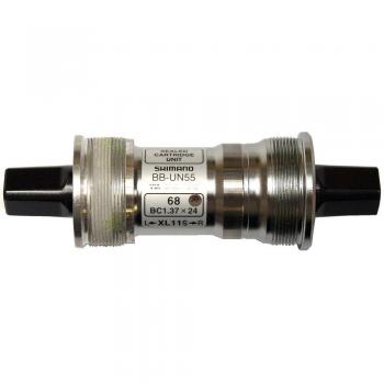 SHIMANO MTB BBUN55B07 - Juego de pedalier un-55 BSA 68x107