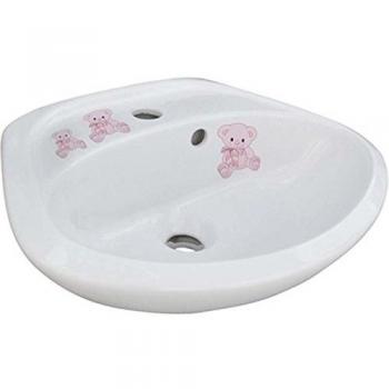 Lavabo Infantil Orsetta Blanco con Diseño de Osito