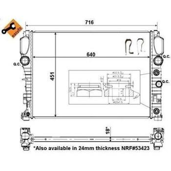 Nrf 56076 Refrigerantes del Motor