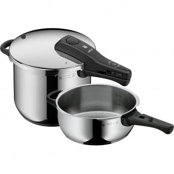 WMF Perfect Plus Set de Ollas Rápidas 6,5L y 3L Acero Inoxidable Cromargan