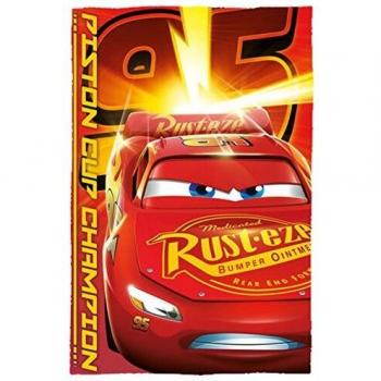 Kids Disney Manta Polar Diseño Cars, Color Rojo, 100x3x150 cm