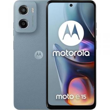 Smartphone Motorola Moto E15 6.67 4G Dual SIM 2GB RAM 64GB Misty Blue 32MP cámara 5200mAh Android 14