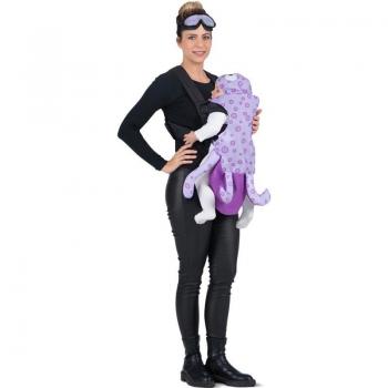 Conjunto de Disfraz de Buceador y Pulpo con cubremochila para adulto y bebé, ideal para fiestas temáticas