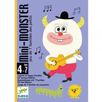 Djeco Cartas Mini-Monster, Multicolor