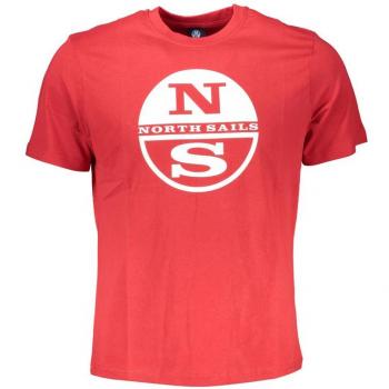 North Sails Red Cotton T-Shirt - XL
