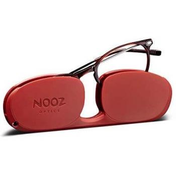 Nooz Optics - Gafas de Lectura - Essential Alba - Forma Ovalada - Montura de nailon ultraligera - Estuche ultracompacto para el uso diario - 6 Colores - Hombre y Mujer
