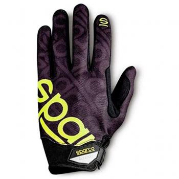 Guantes Sparco MECA III Talla XL Negro/Amarillo
