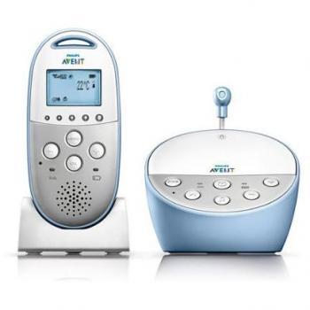 Philips Avent SCD570/00 - Monitor de Bebé DECT con Alerta de Vibración, Alcance de 330 m y Indicadores LED de Niveles de Sonido