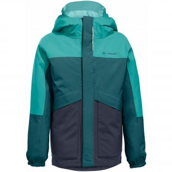 VAUDE Kids Escape Padded Jacket Chaqueta, Unisex niños, Peacock, 110/116