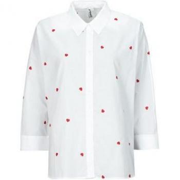 Only Women's Long Sleeve Shirt New Lina Grace Bright White Size M