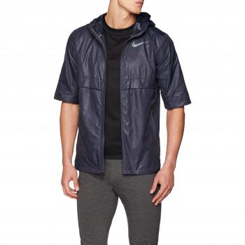 NIKE Shield Chaqueta, Hombre, Gridiron/Reflective Black, Large