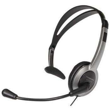 Panasonic RP-TCA430E-S - Auriculares de diadema abiertos para para teléfonos con conector de 2.5 mm, plateado